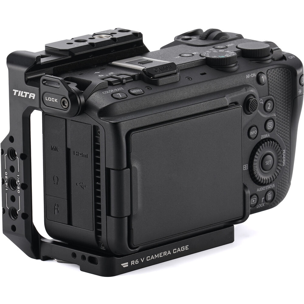 Tilta Half Camera Cage for Canon R6 V (Black)