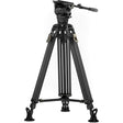 Tilta CT12 75mm Cine Fluid Head with 2-Stage One Touch Carbon Fiber Tripod Legs (12KG) - Space Gray