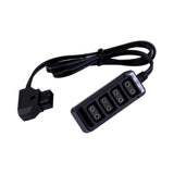 V-Gear D-TAP Power Plug to Multi D-Tap with 4 Sockets