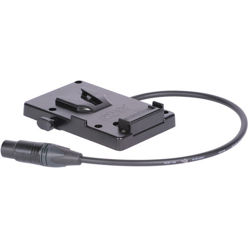 Vocas V-lock mount plate 4 pin XLR connector