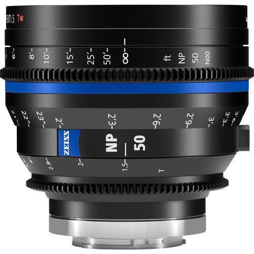 Zeiss Nano Prime 50mm T1.5 Cine Lens (Sony E, Feet)