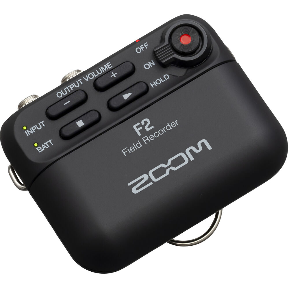 Zoom F2 Ultra Compact Field Recorder + Lavalier Microphone