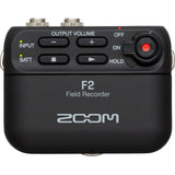 Zoom F2 Ultra Compact Field Recorder + Lavalier Microphone