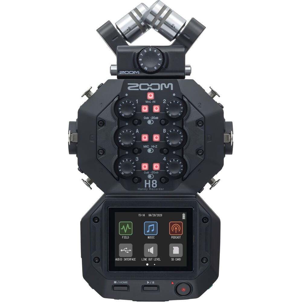 Zoom H8 8-Input & 12-Track Portable Handy Recorder