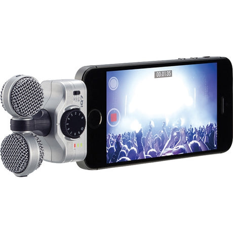 Zoom iQ7 MS Microphone suits iOS Devices with Lightning Connector