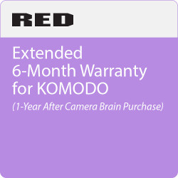 RED Extended Warranty for KOMODO RED 6 months to 1 Year after purchase