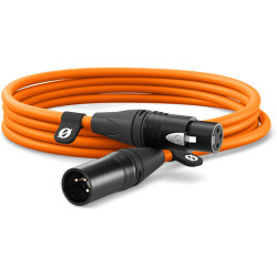 RODE 3 Metre XLR Male to XLR Female Cable in Orange