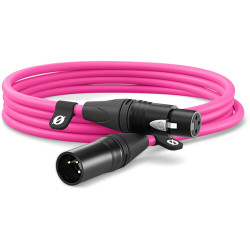 RODE 3 Metre XLR Male to XLR Female Cable in Pink