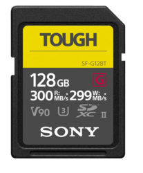 Sony 128GB SF-G Tough Series UHS-II SD Memory Card